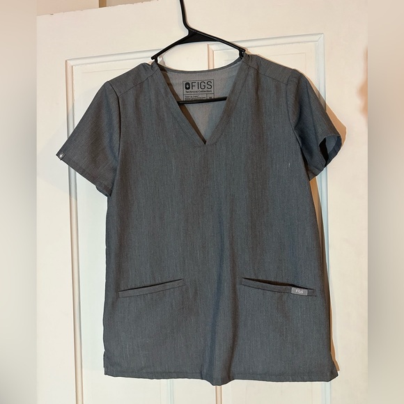 Graphite Gray Figs Scrub Set - Picture 2 of 6